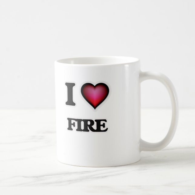 I love Fire Coffee Mug (Right)