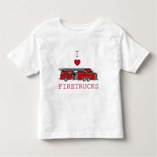 I Love Firetrucks Toddler T-Shirt