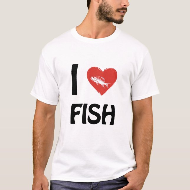 I love Fish T-Shirt (Front)