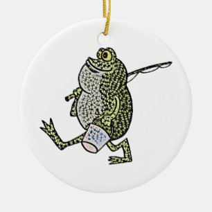 I love fishing! ceramic tree decoration