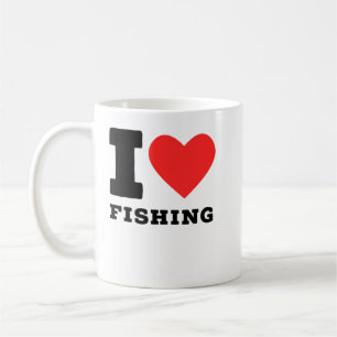 I love fishing coffee mug