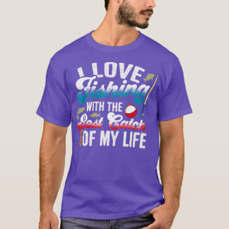 I Love Fishing With Best Catch Fishing Couples T-Shirt