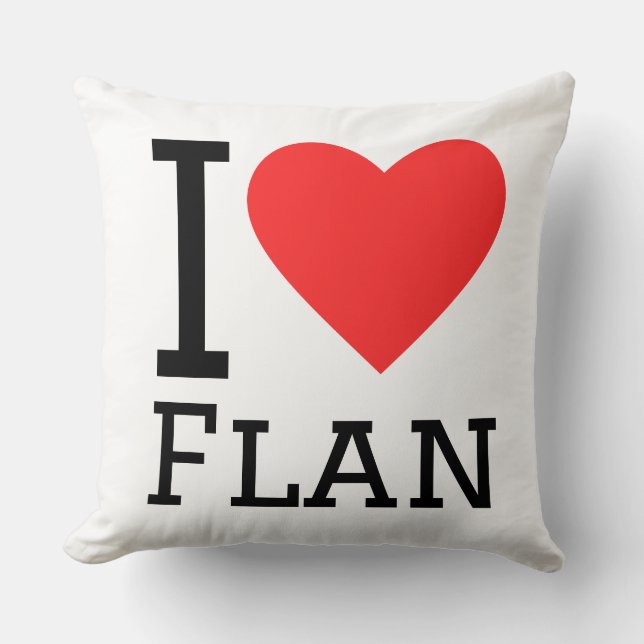 I love flan cushion (Front)