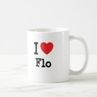 I love Flo heart T-Shirt
