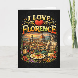 I Love Florence Holiday Card
