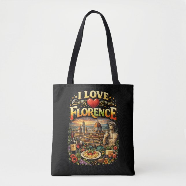 I Love Florence Tote Bag (Front)