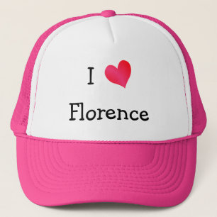 I Love Florence Trucker Hat