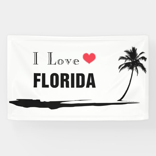 I Love Florida Banner (Horizontal)