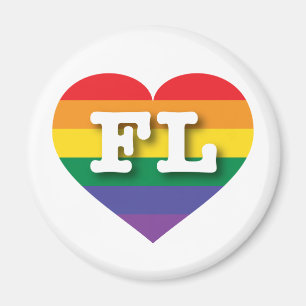 I love Florida Gay Pride Magnet