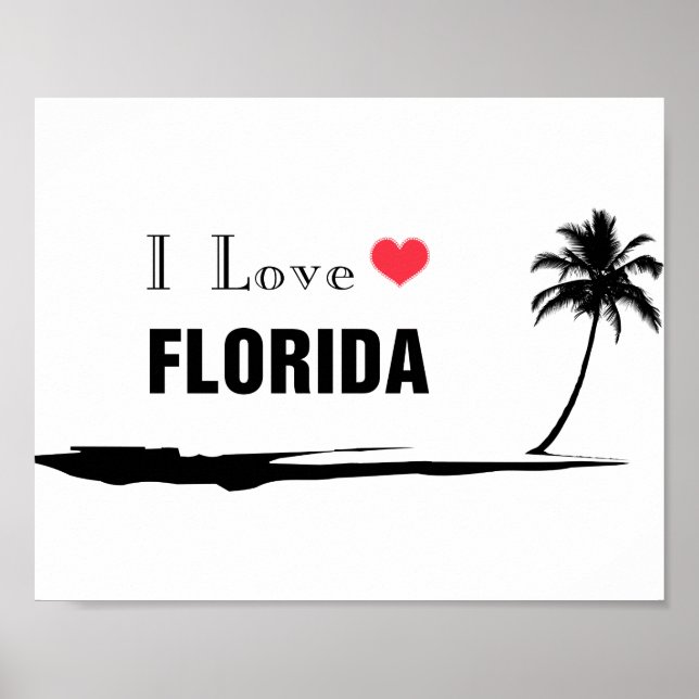 I Love Florida Poster (Front)