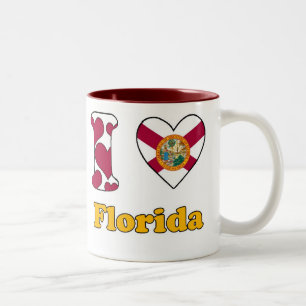 I love Florida Two-Tone Coffee Mug
