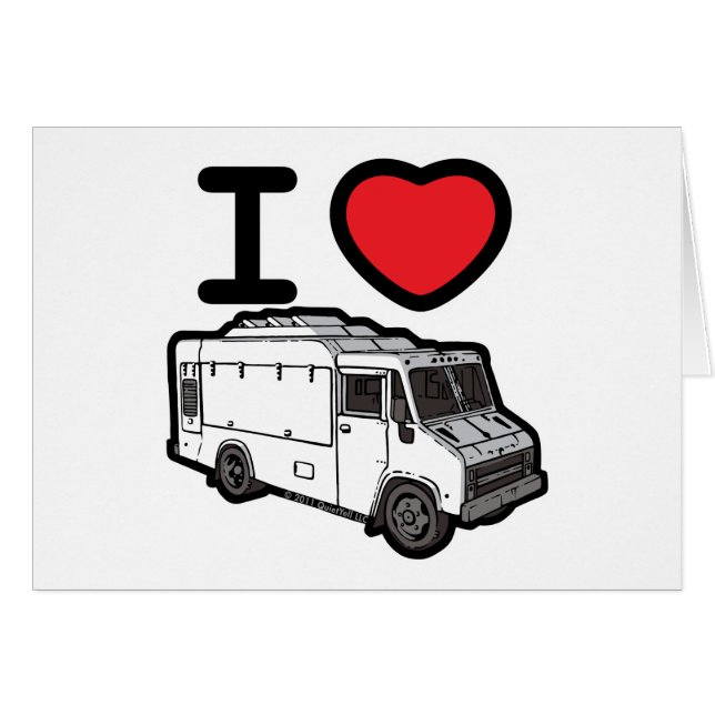 I Love Food Trucks! (Front Horizontal)