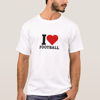 I love football - football lover T-Shirt
