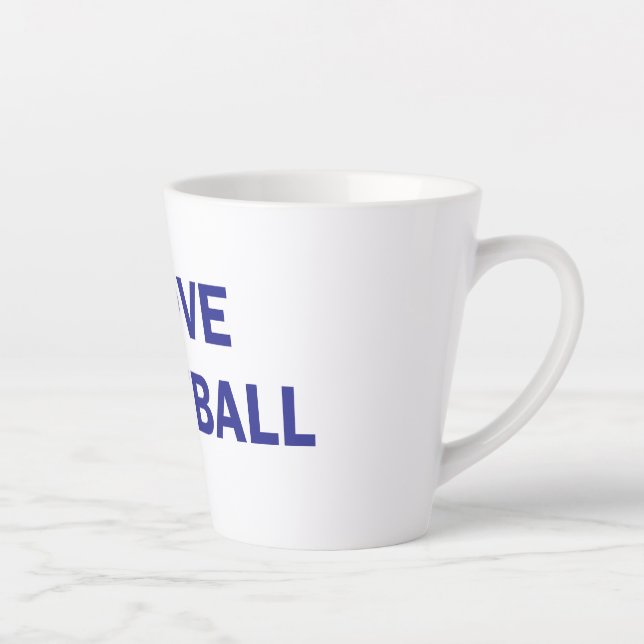 I love football latte mug (Right)
