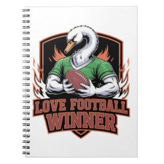 I love football  notebook