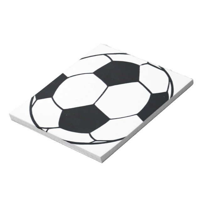I Love Football (Soccer) Heart of the Game: I Love Notepad (Rotated)