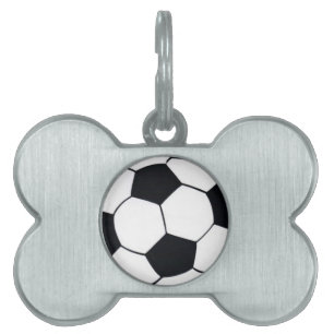I Love Football (Soccer) Heart of the Game: I Love Pet Name Tag