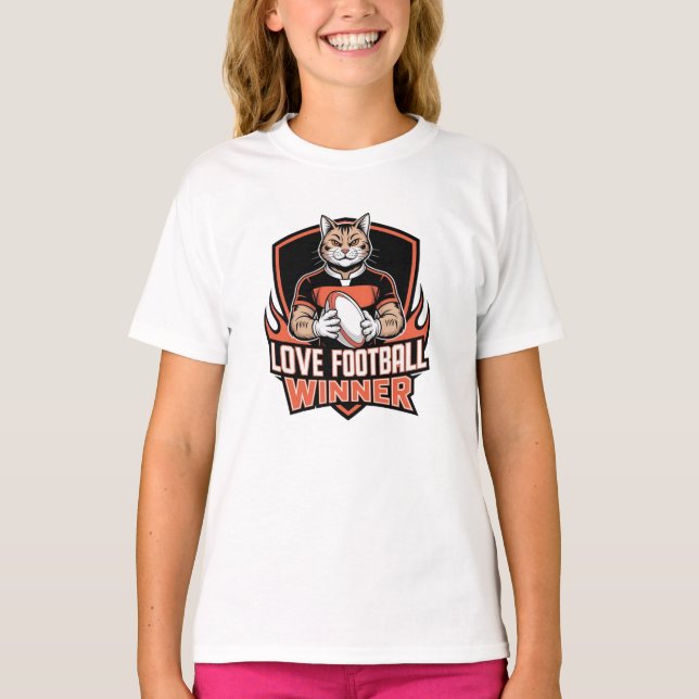 I love football  T-Shirt (Front)