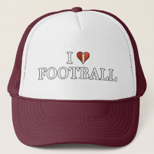 I Love Football Trucker Hat