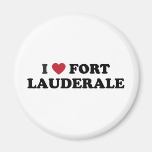 I Love Fort Lauderdale Florida Magnet