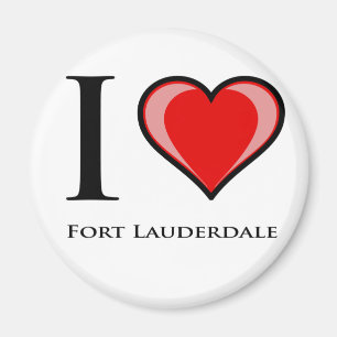 I Love Fort Lauderdale Magnet