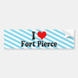 I Love Fort Pierce, United States Bumper Sticker