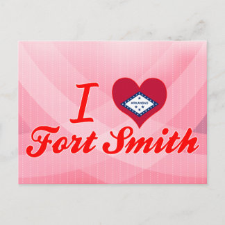 I Love Fort Smith, Arkansas Postcard