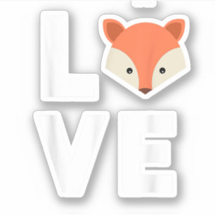 I Love Foxes Cute Fox Funny Fox Love Animal Face