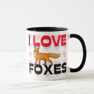 I Love Foxes Mug