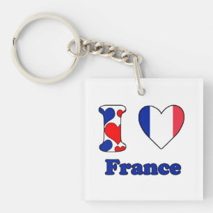 I love France Key Ring