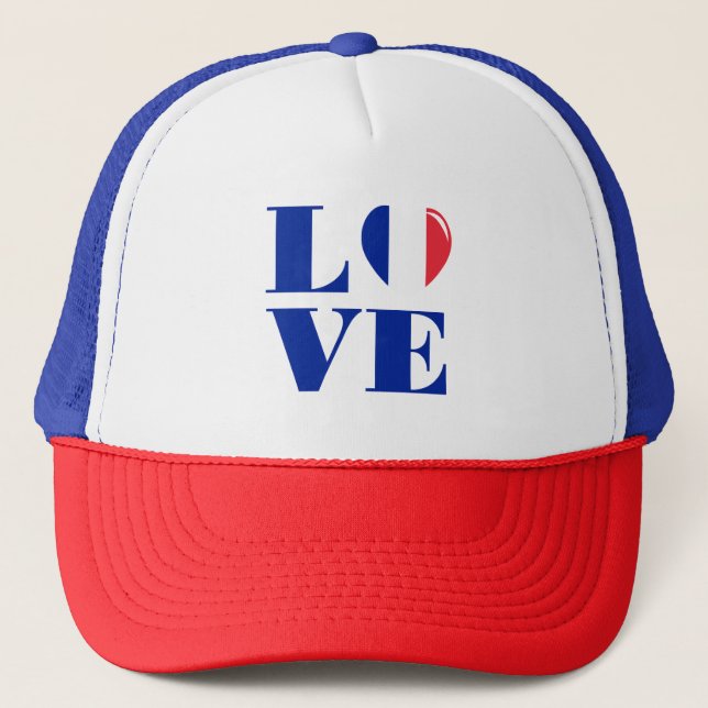 I love France Trucker Hat (Front)