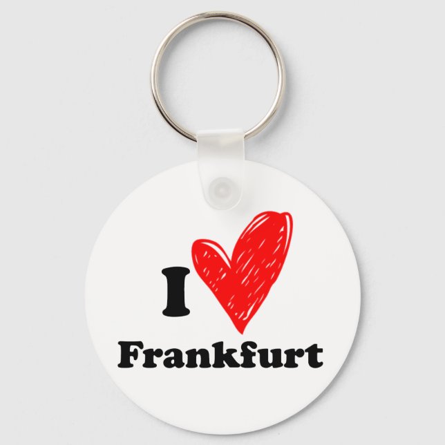 I love Frankfurt Key Ring (Front)
