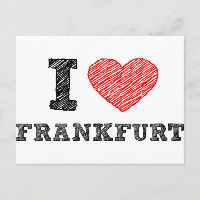 I love Frankfurt Postcard (Front)