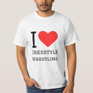 I love freestyle wrestling T-Shirt