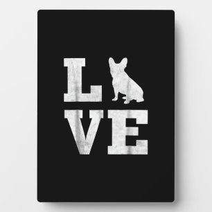 i love french bulldog frenchie dog owner gift plaque
