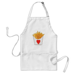 I Love French Fries Standard Apron