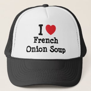 I love French Onion Soup heart T-Shirt Trucker Hat