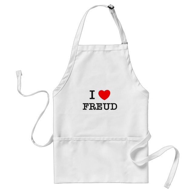 I Love Freud Standard Apron (Front)