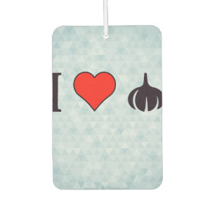 I Love Fried Onion Rings Car Air Freshener