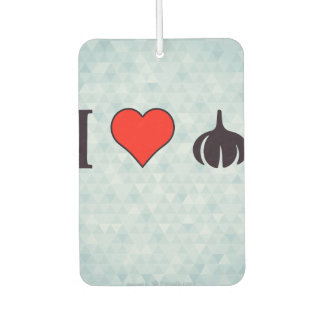 I Love Fried Onion Rings Car Air Freshener