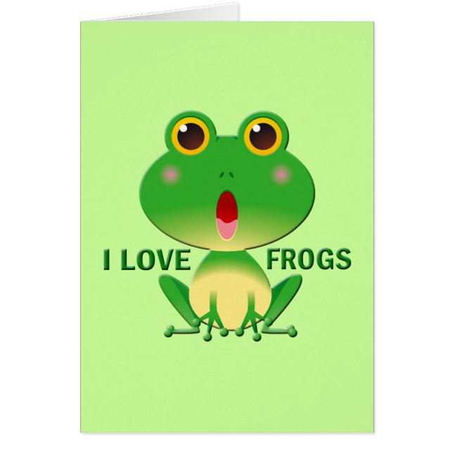 I LOVE FROGS (Front)