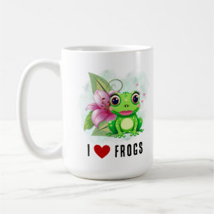 I Love Frogs Coffee Mug