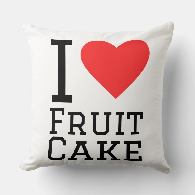 I love fruit cake  cushion (Front)