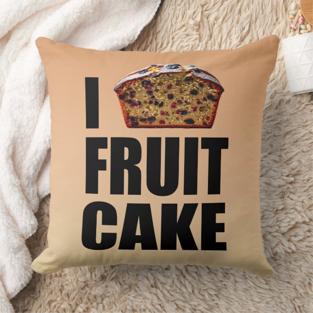 I Love Fruitcake Cushion (Blanket)