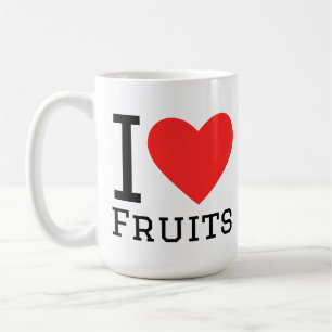 I love fruits coffee mug