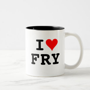 I Love FRY Coffee Mug (White/Black)