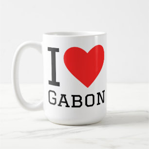 I love gabon coffee mug