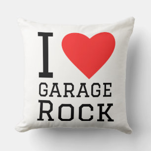 I love garage rock cushion