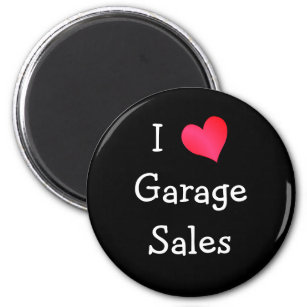 I Love Garage Sales Magnet