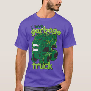 I Love Garbage Trucks Kids - Little Trash Truck Te T-Shirt